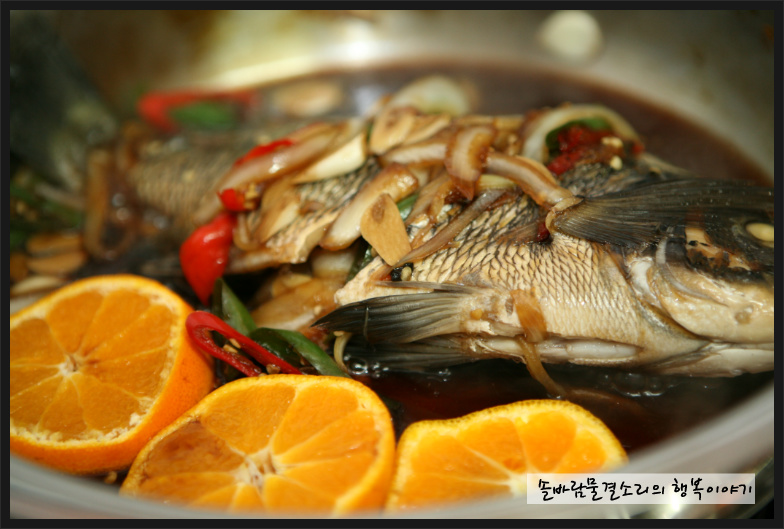 멋진 주말요리 감성돔찜 ~