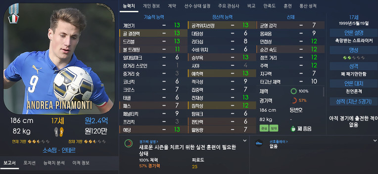 FM2017 공식로스터 포텐정리 | 인스티즈