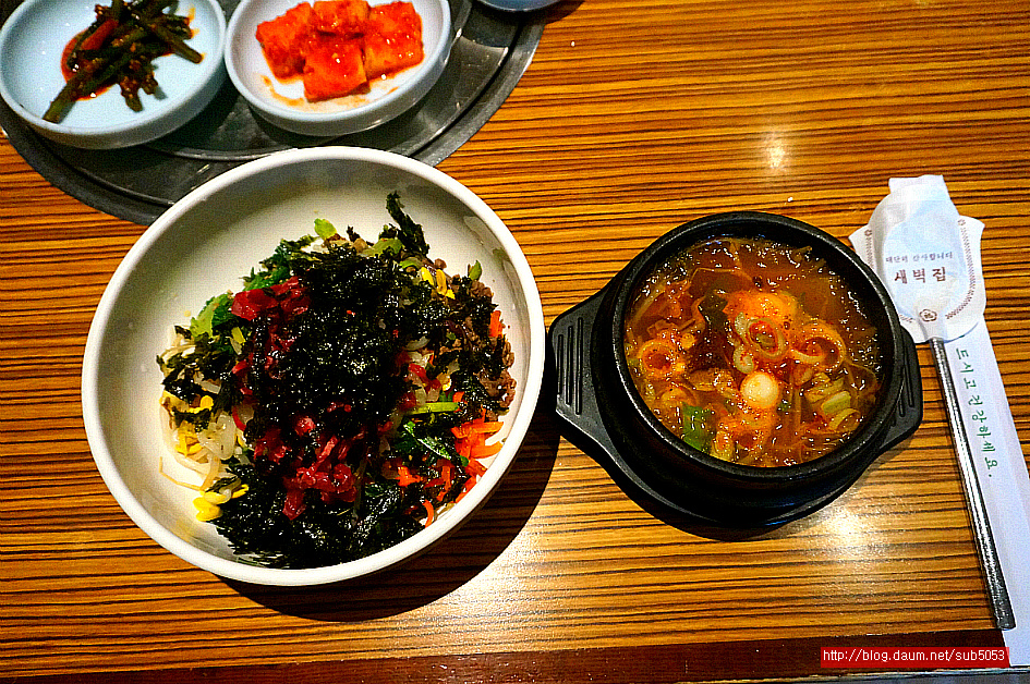 (청담동 맛집) 24시 선지 해장국,육회 비빔밥 맛집 - 청담 지역 추천맛집 새벽집 후기