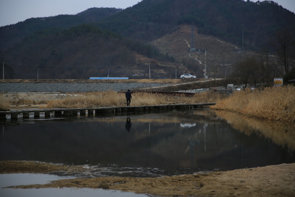 합천 황강 징검다리 물안개와 가호리 일출 / 합천 사진 찍기좋은곳