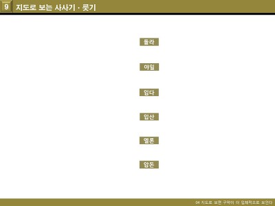 어린이 성경 강좌 11_지도로 보는 여호수아, 사사기, 룻기