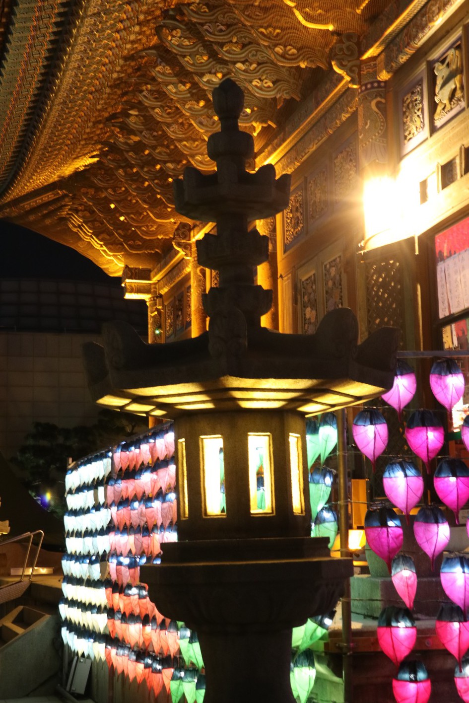 [시내야경] 종로 '조계사의 야경' 모습을 두루 담았습니다.   2/2    (20181219)