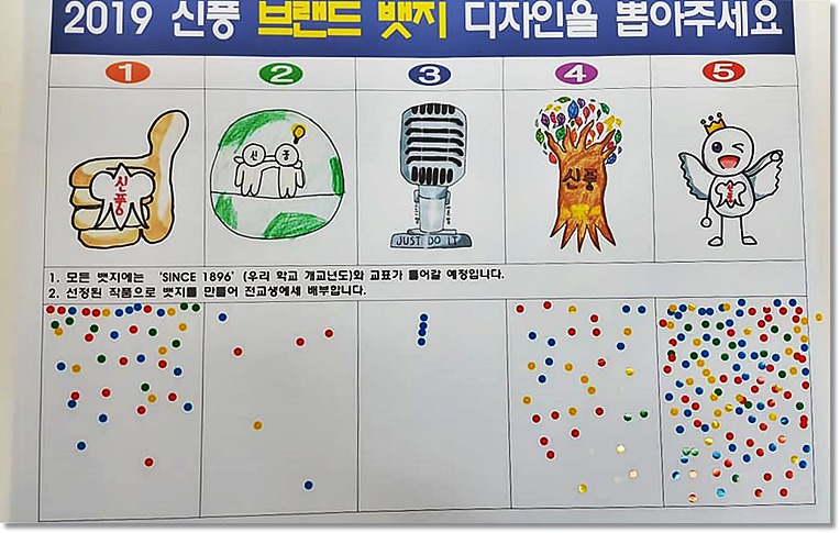 수원 신풍초, 청렴캐릭터 '행복천사' 제작 배부