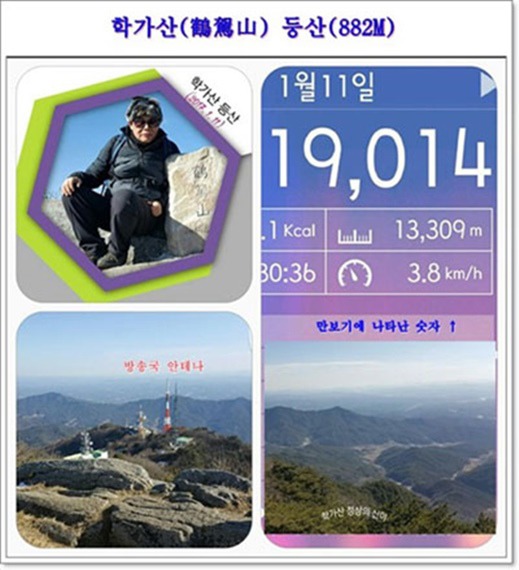 고향 학가산