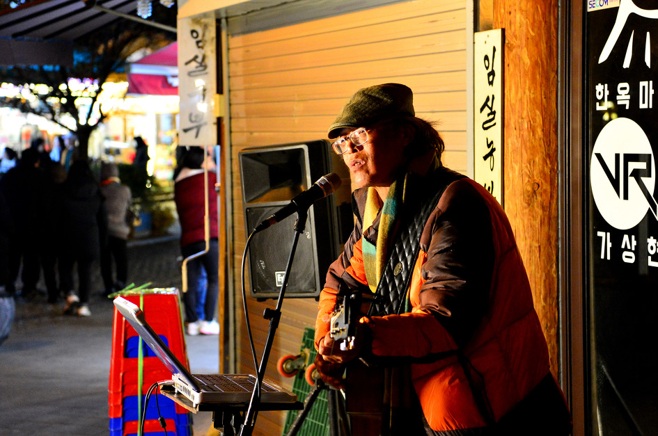 전망좋은 카페에서 전주한옥마을의 야경도 구경하고~