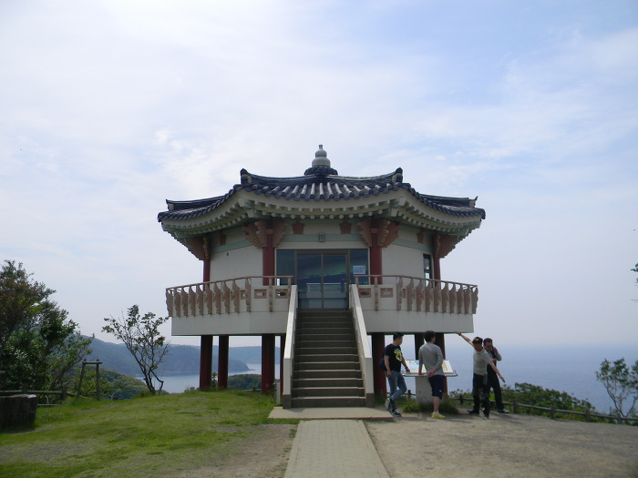 대마도 북쪽 끝에 자리한 본토바라기, 한국전망대 (대한해협, 해율도)